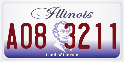 IL license plate A083211