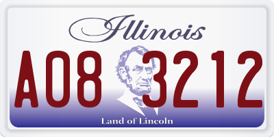 IL license plate A083212