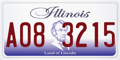 IL license plate A083215
