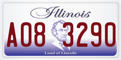 IL license plate A083290