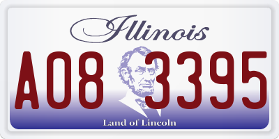 IL license plate A083395