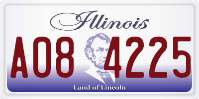 IL license plate A084225
