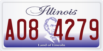 IL license plate A084279