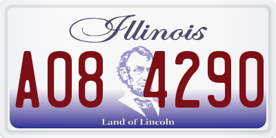 IL license plate A084290