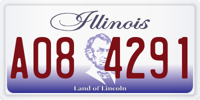 IL license plate A084291