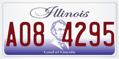 IL license plate A084295