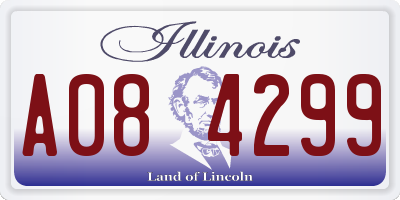 IL license plate A084299