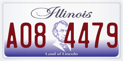 IL license plate A084479