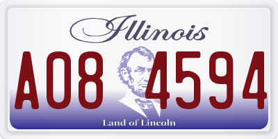 IL license plate A084594