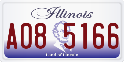 IL license plate A085166