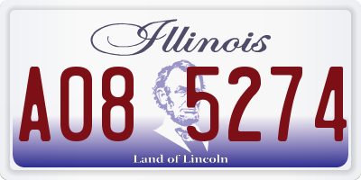 IL license plate A085274