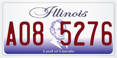 IL license plate A085276