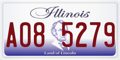IL license plate A085279