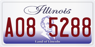 IL license plate A085288