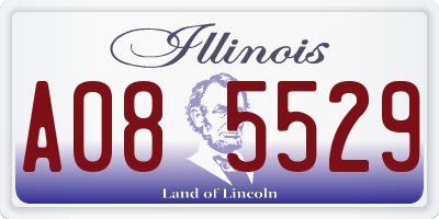 IL license plate A085529
