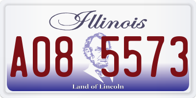 IL license plate A085573