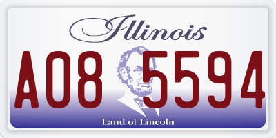 IL license plate A085594