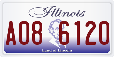IL license plate A086120