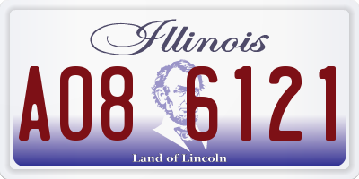 IL license plate A086121