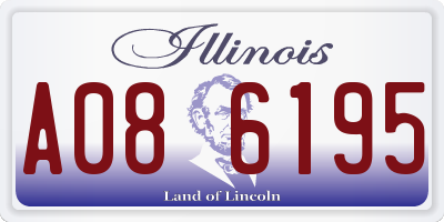 IL license plate A086195