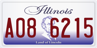 IL license plate A086215