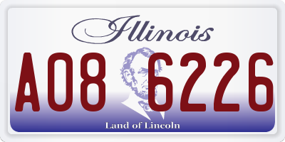 IL license plate A086226