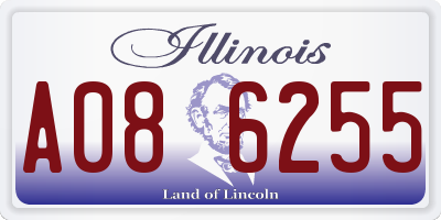 IL license plate A086255