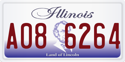 IL license plate A086264