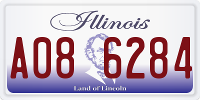 IL license plate A086284