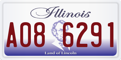 IL license plate A086291