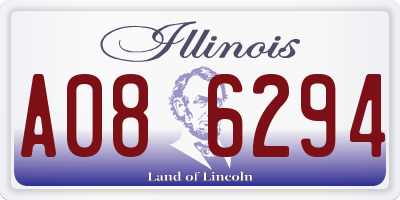 IL license plate A086294