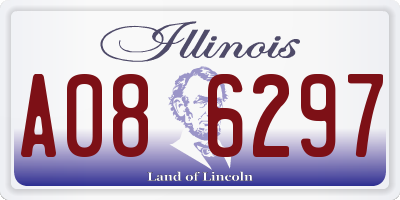 IL license plate A086297