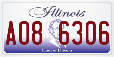 IL license plate A086306