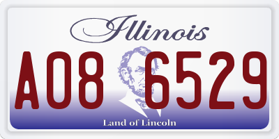IL license plate A086529