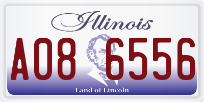 IL license plate A086556
