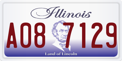 IL license plate A087129