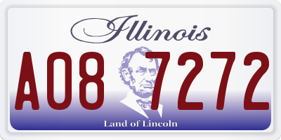IL license plate A087272