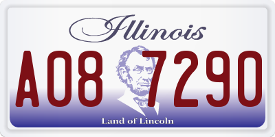 IL license plate A087290