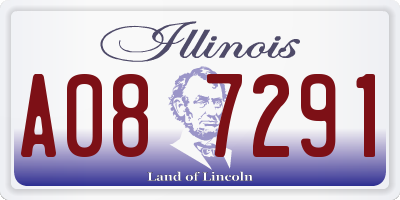 IL license plate A087291
