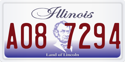 IL license plate A087294