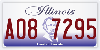 IL license plate A087295
