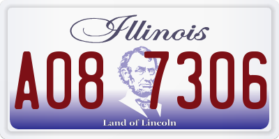 IL license plate A087306