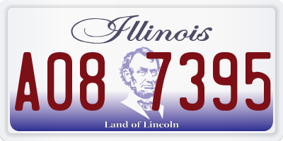 IL license plate A087395