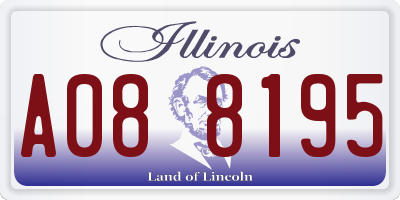 IL license plate A088195