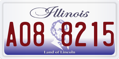 IL license plate A088215