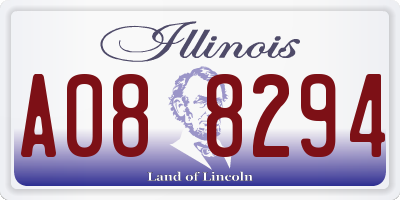 IL license plate A088294