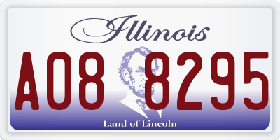 IL license plate A088295