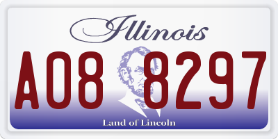 IL license plate A088297