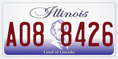 IL license plate A088426