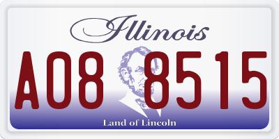IL license plate A088515